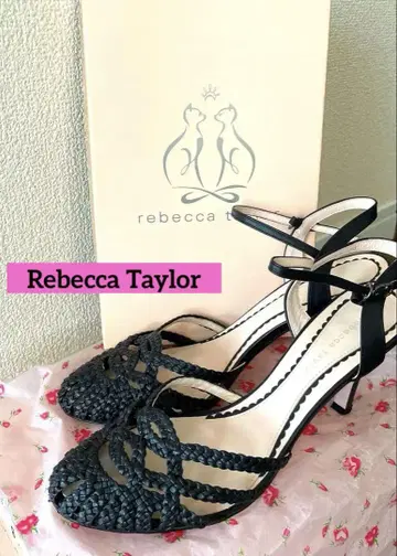 rebecca Taylor 스트랩 샌들 힐 8cm 24cm