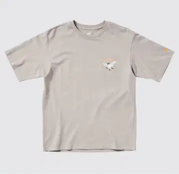 UNIQLO MANGA UT 새 자수 티셔츠 그레이 M 사이즈