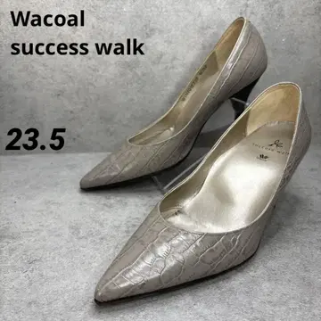 새상품급! 와코루 Wacoal 석세스 워크 스틸레토 악어 엠보싱