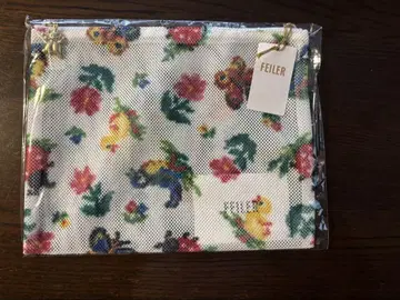 새상품 페일러 D링 메쉬 파우치 레드 하이디