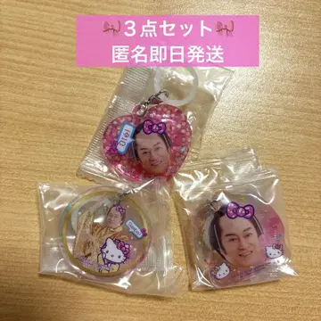 마츠켄 삼바 x 헬로키티 후랏토 메지루시 액세서리 가챠 마츠켄