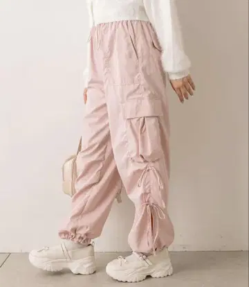 올리브데올리브 카고 팬츠 핑크