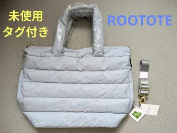 [ROOTOTE] 미사용 택 포함 페더루 그랑데 블루 그레이