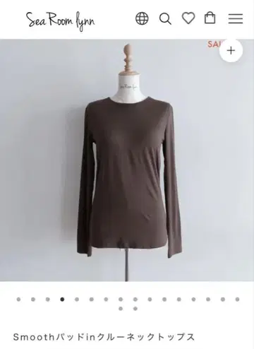 smooth 패드 in 크루넥 상의