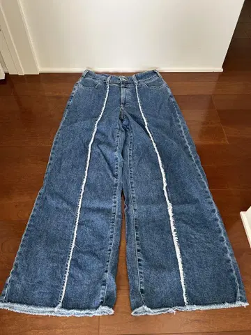 something LISA 프린지 와이드 중간 다크 컬러 L 사이즈