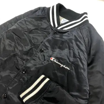 Champion 바시티 자켓 블랙 여성용 M