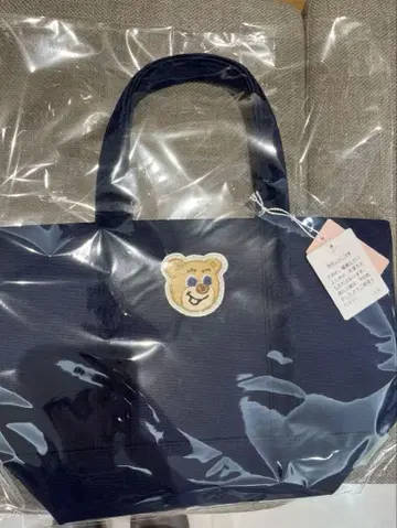 페이러 와펜 토트백 올드 테디 미사용 새상품 네이비 소