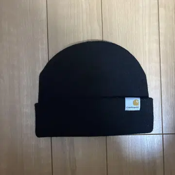 Carhartt 블랙 니트 모자