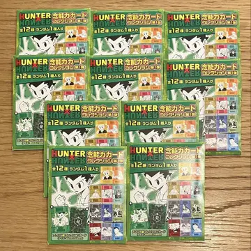 Hunter x Hunter 염능력 카드 컬렉션 점프샵 여름 축제