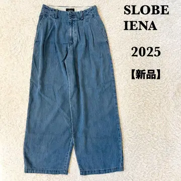 새상품 슬로브 이에나 LEDENIM TUCK TROUSER