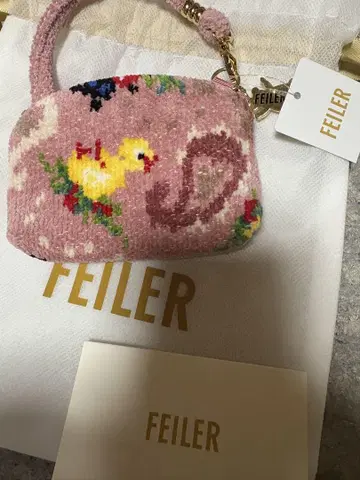 미사용 새상품 페일러 치카자와 레이스 하이디 페이즐리 사이드 파우치