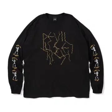 새상품 DEVILUSE Lightning L/S T셔츠 black-L