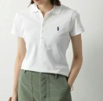 미품 랄프 로렌 폴로 셔츠 카노코 포니 로고 자수 근년