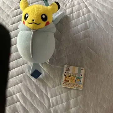 피카츄 봉제 인형 스카이블루