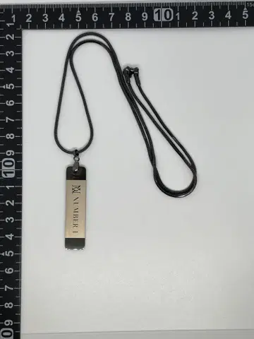 Number_i 목걸이 블랙