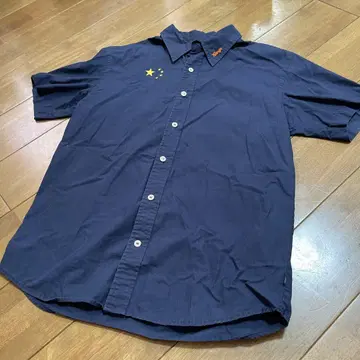 XLARGE 반팔 셔츠 네이비 사이즈 M
