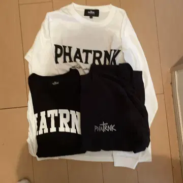 PHATRNK 로고 긴팔 트레이너 3세트