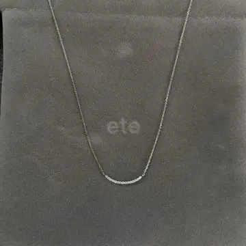 ete 심플 커브형 목걸이