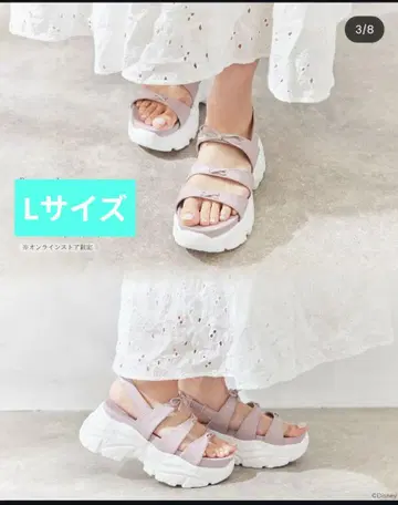 시마무라 라푼젤 샌들 L 치하루 디즈니 스포츠 샌들