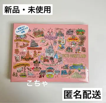 [새상품 미사용] 디즈니 TDR 한정 사인장 사인펜 포함 핑크