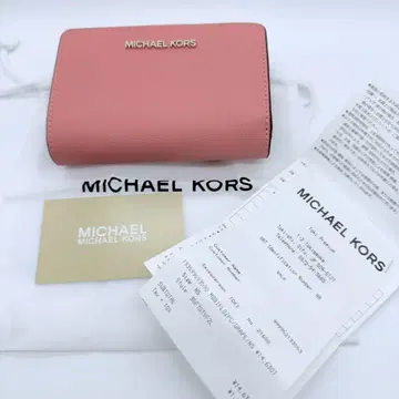 MICHAEL KORS 핑크 접이식 지갑