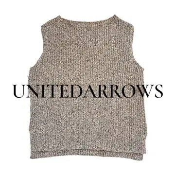 UNITED ARROWS 유나이티드 애로우즈 실크 코튼 니트 베스트