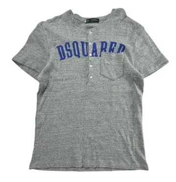 DSQUARED 디스퀘어드 헨리넥 티셔츠 그레이 XL