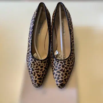 ANN TAYLOR 레오파드 무늬 스틸레토 신발 이탈리아제 중고