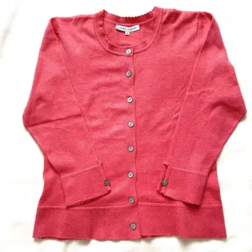 LAURA ASHLEY M 사이즈 살몬 핑크 가디건