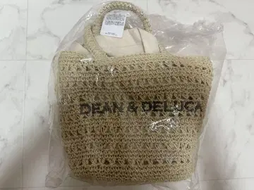 DEAN & DELUCA BEAMS 크로셰 바스켓 백 S 내추럴