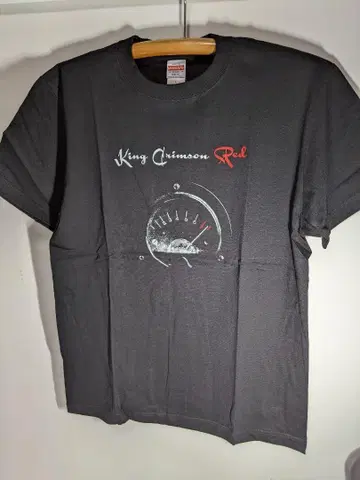 새상품 KING CRIMSON 킹 크림슨 RED 셔츠 t-shirt