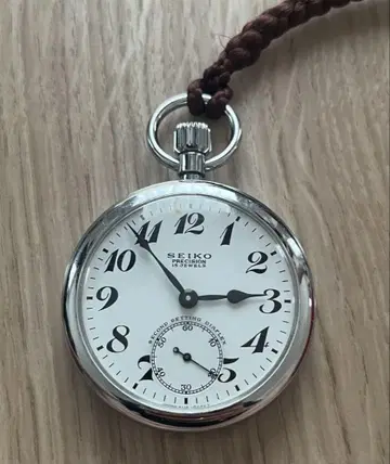 SEIKO 회중시계 PRECISION 15석 스몰 세컨드 수동 와인딩