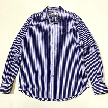 LACOSTE 라코스테 남성용 스트라이프 긴팔 셔츠 와니 자수