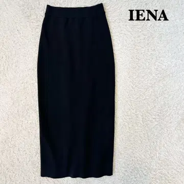 이에나 IENA endo.C/PeI 라인 니트 스커트 블랙 36