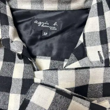 아녜스 베 B/W 체크 셔츠