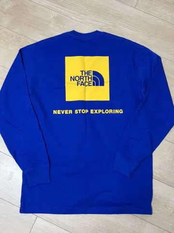 THE NORTH FACE 긴팔 티셔츠 M 사이즈 백 스퀘어 로고