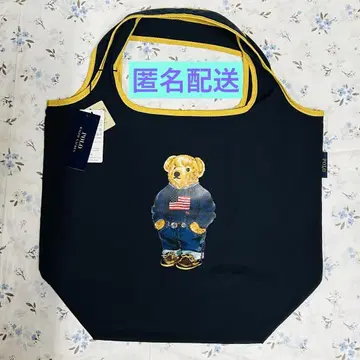 새상품 폴로 랄프 로렌 에코백 나일론 폴로베어 접이식