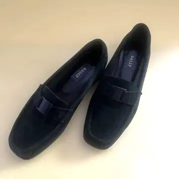BALLY 다크 그린 스웨이드 로퍼