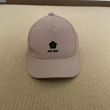 미사용 새상품 MARY QUANT 핑크 캡, 사이즈 조정 가능