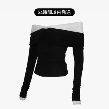 theredthread S twist 오프숄더 탑