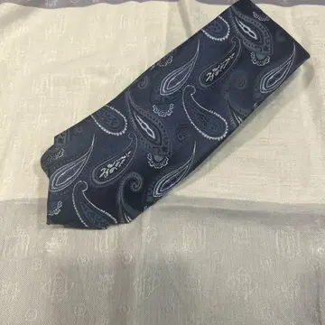 HILTON 네이비 페이즐리 넥타이