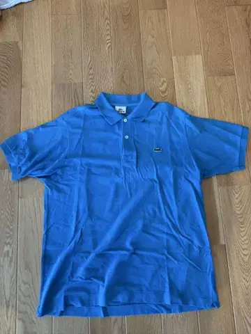 LACOSTE 파랑 피케 셔츠 사이즈 6
