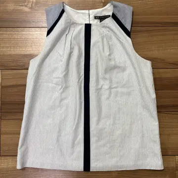 Armani Exchange 슬리브리스 상의 S/P 스트라이프