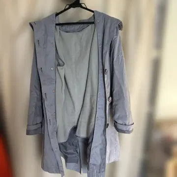 Vintage purple trench coat