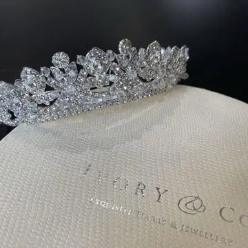 Ivory&Co. alexandra 알렉산드라 폭넓은 티아라 크라운