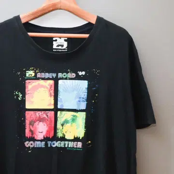[새상품급] Beatles T셔츠 비틀즈 애비 로드 '69 T셔츠