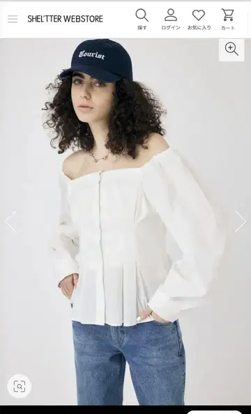 moussy OFF SHOULDER 셔츠