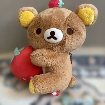 리락쿠마 캐러밴 한정 아츠메테 봉제인형 스트로베리 파티