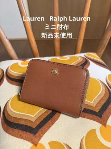 Lauren 천연 가죽 미니 지갑 미사용 새상품