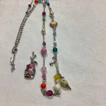 미사용 ANNA SUI 스위츠 모티브 목걸이
